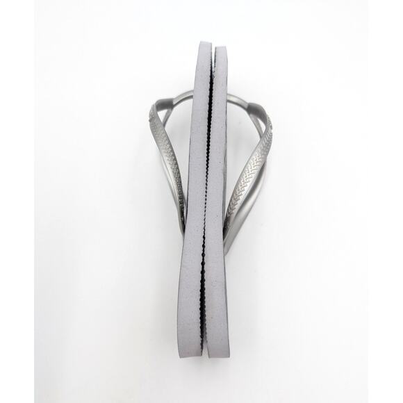 Havaianas Animal Print Slim Flip Flop Sandals Women's Gray Size US9/10 EU41/42 - Picture 9 of 9